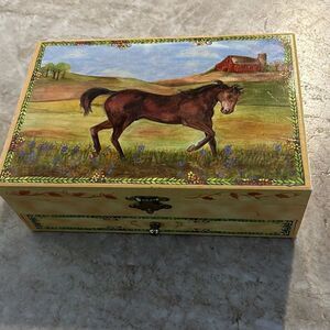 Horse Themed Jewelry Box